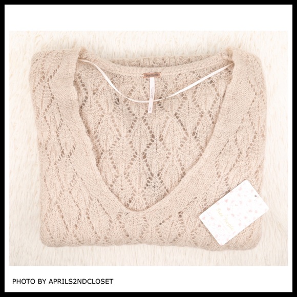 FREE PEOPLE PULLOVER TUNIC LUXE KNIT SWEATER A3C - Picture 9 of 16